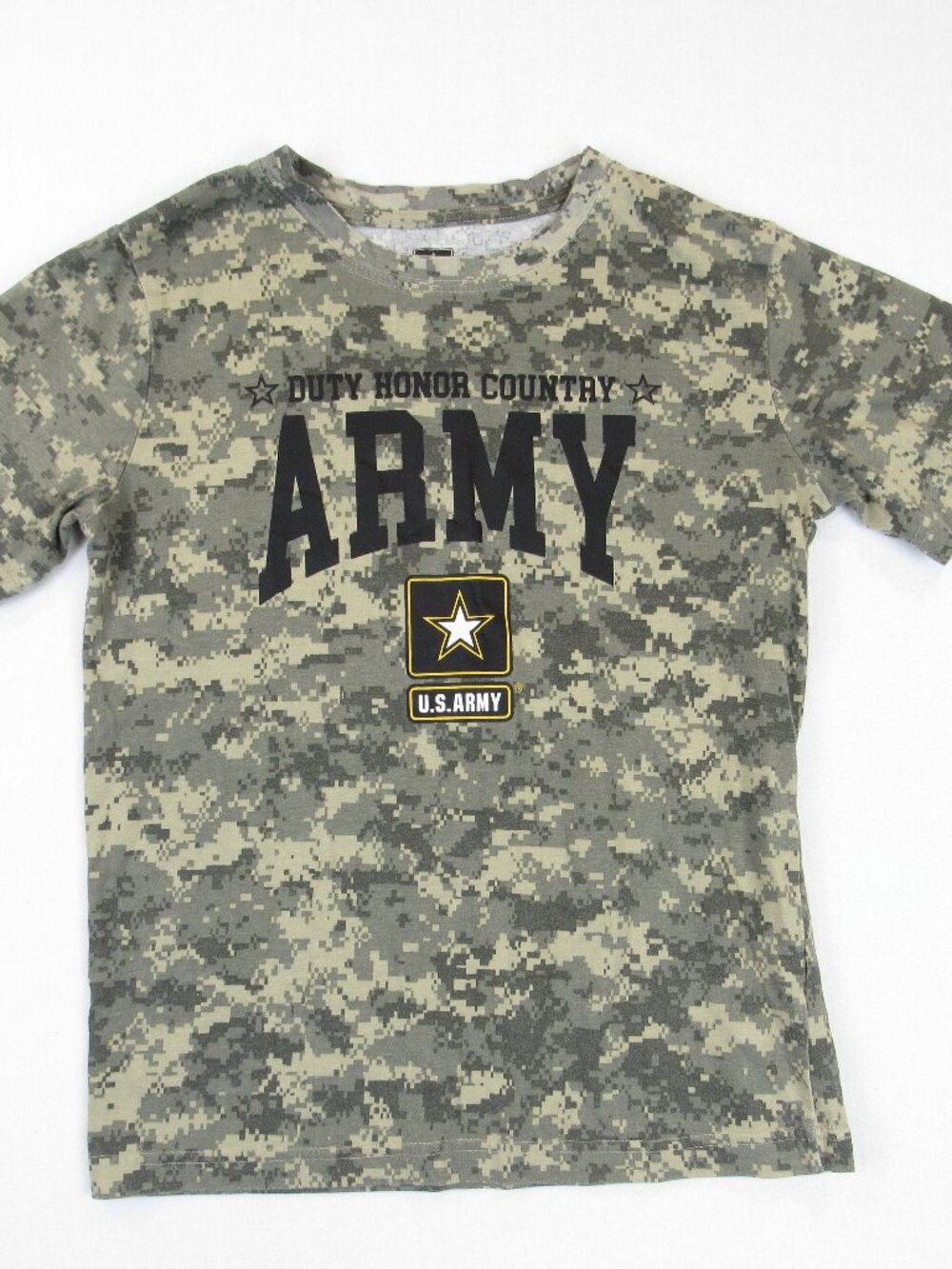 US Army T-Shirt Youth L Camo Short Sleeve Tee